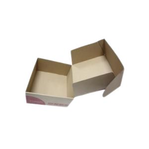 Brown kraft corrugated paper box